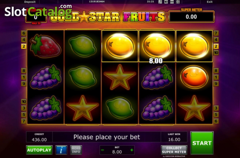 Οθόνη3. Gold Star Fruits Κουλοχέρης 
