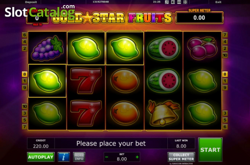 Οθόνη6. Gold Star Fruits Κουλοχέρης 