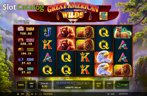 Οθόνη2. Great American Wilds Κουλοχέρης