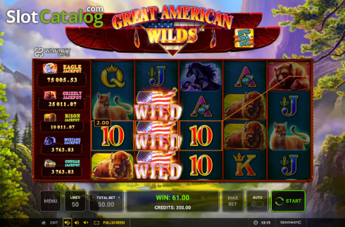 Οθόνη3. Great American Wilds Κουλοχέρης