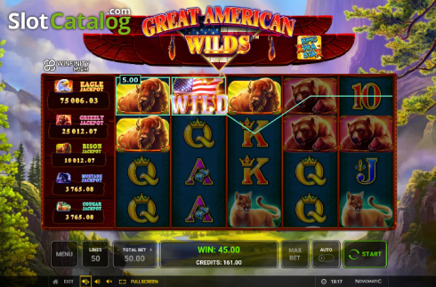 Οθόνη5. Great American Wilds Κουλοχέρης