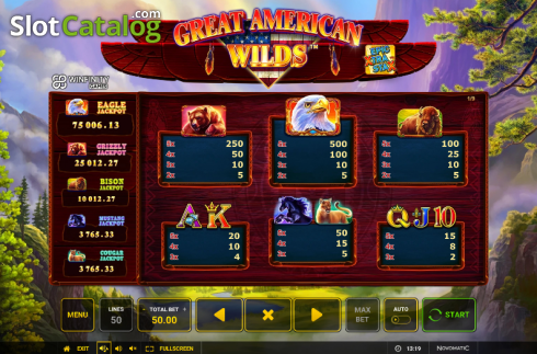 Οθόνη7. Great American Wilds Κουλοχέρης