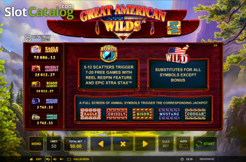 Οθόνη8. Great American Wilds Κουλοχέρης