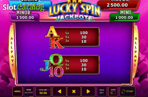 Οθόνη9. Lucky Spin Jackpots Κουλοχέρης 