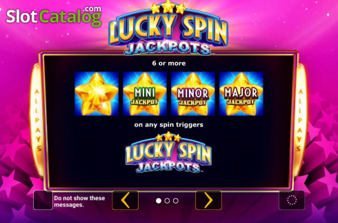 Οθόνη2. Lucky Spin Jackpots Κουλοχέρης 