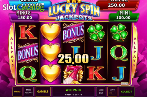 Οθόνη6. Lucky Spin Jackpots Κουλοχέρης 