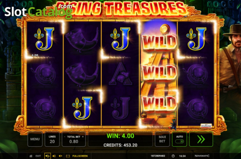 Οθόνη4. Rising Treasures Κουλοχέρης