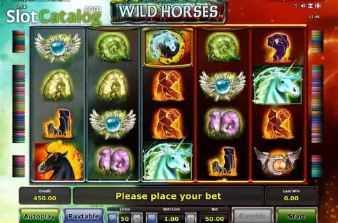 Ροδέλες. Wild Horses (Green Tube) Κουλοχέρης