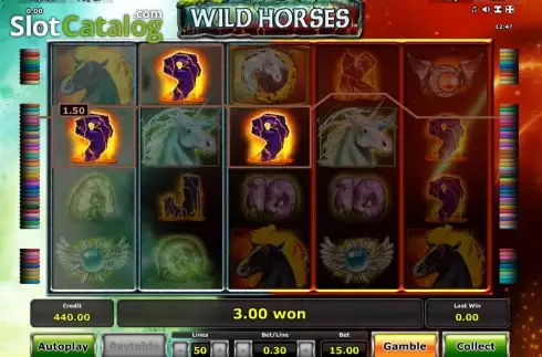Νίκη. Wild Horses (Green Tube) Κουλοχέρης