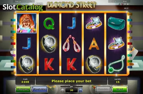 Ροδέλες. Diamond Street Κουλοχέρης