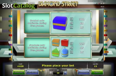 Πίνακας πληρωμών 2. Diamond Street Κουλοχέρης