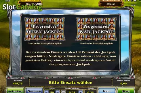 Πίνακας πληρωμών 3. Zenia Queen of War Κουλοχέρης 