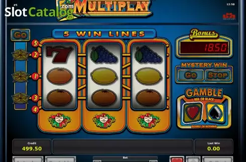 Διπλασιάστε. 5 Line Multiplay Κουλοχέρης