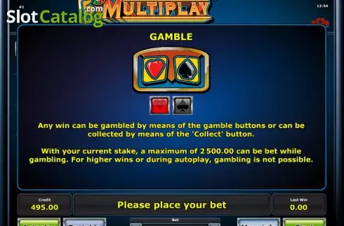 Πίνακας πληρωμών 3. 5 Line Multiplay Κουλοχέρης