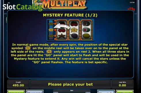 Πίνακας πληρωμών 4. 5 Line Multiplay Κουλοχέρης