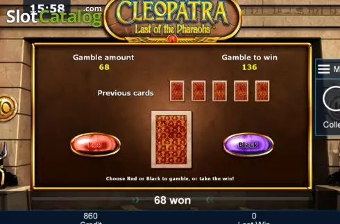 Διπλασιάστε. Cleopatra Last of the Pharaohs Κουλοχέρης