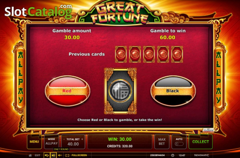 Οθόνη5. Great Fortune Κουλοχέρης