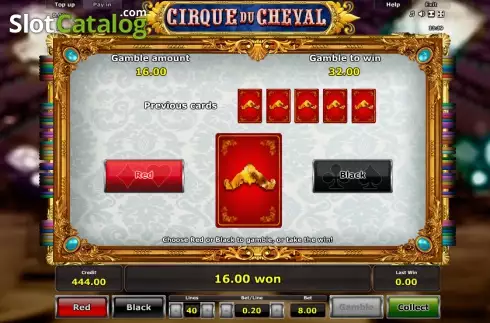 Διπλασιάστε. Cirque du Cheval Κουλοχέρης
