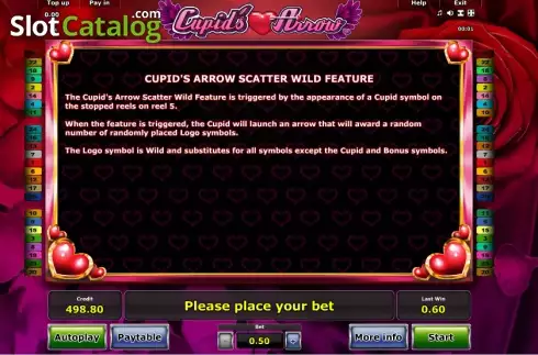 Πίνακας πληρωμών 4. Cupid´s Arrow Κουλοχέρης