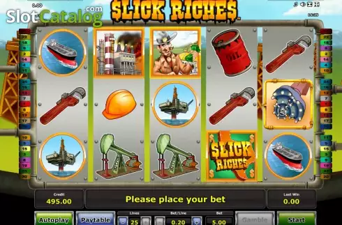 Ροδέλες. Slick Riches (Greentube) Κουλοχέρης