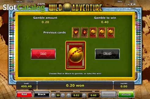 Διπλασιάστε. Wild Adventure (Green Tube) Κουλοχέρης
