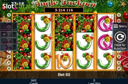 Ροδέλες. Jingle Jackpot Κουλοχέρης