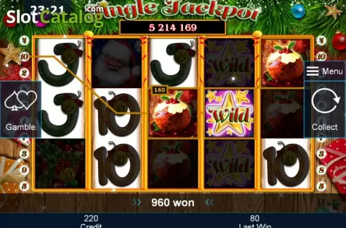 Αγριος. Jingle Jackpot Κουλοχέρης