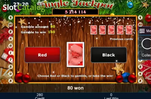 Διπλασιάστε. Jingle Jackpot Κουλοχέρης