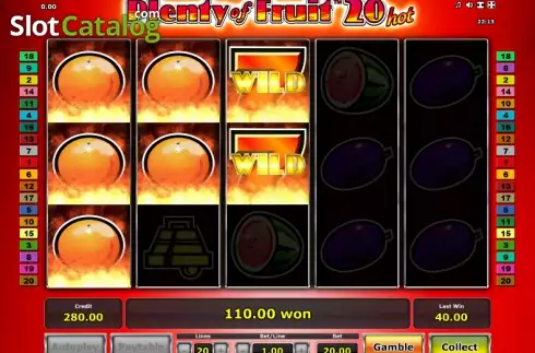Αγριος. Plenty of Fruit 20 Hot Κουλοχέρης