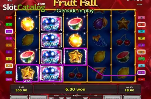 Αγριος. Fruit Fall (Octavian Gaming) Κουλοχέρης