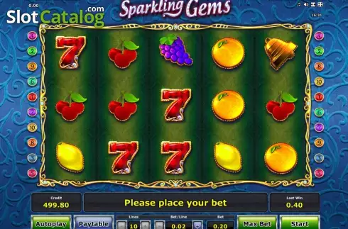 Ροδέλες. Sparkling Gems Κουλοχέρης