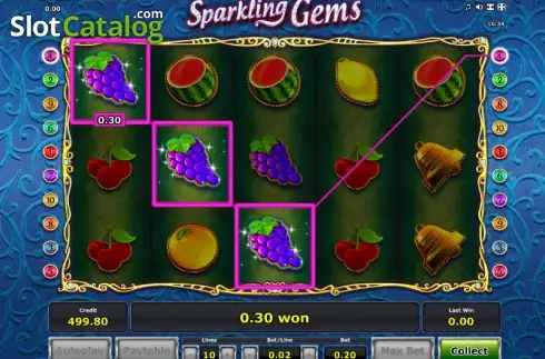 Νίκη. Sparkling Gems Κουλοχέρης