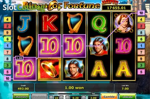 Νίκη. Rings of Fortune Κουλοχέρης