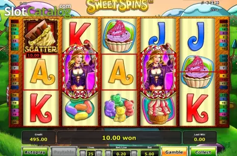 Αγριος. Sweet Spins Κουλοχέρης