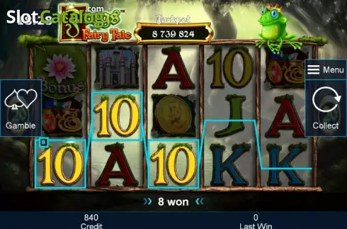 Νίκη. Frogs Fairy Tale Κουλοχέρης