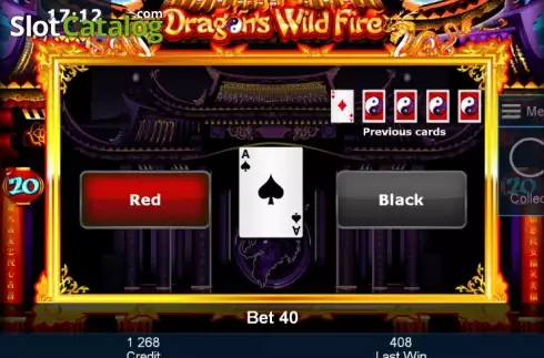 Διπλασιάστε. Dragon's Wild Fire Κουλοχέρης