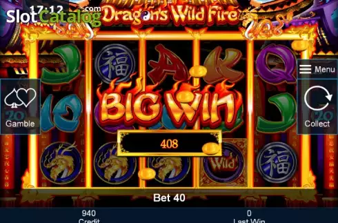 Μεγάλη νίκη. Dragon's Wild Fire Κουλοχέρης
