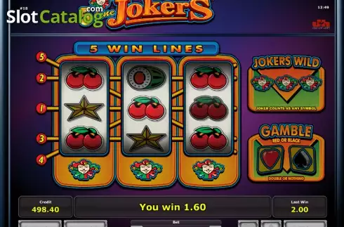 Νίκη. 5 Line Jokers Κουλοχέρης