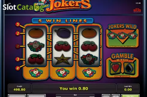 Αγριος. 5 Line Jokers Κουλοχέρης