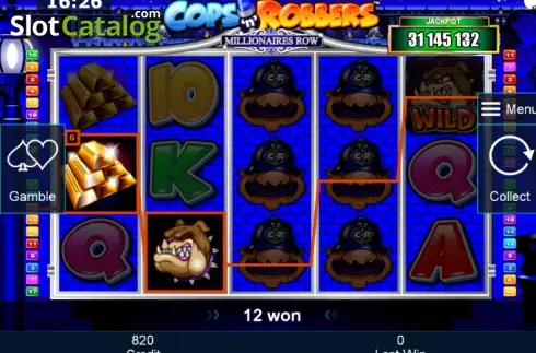 Αγριος. Cops 'n' Robbers Millionaires Row Κουλοχέρης