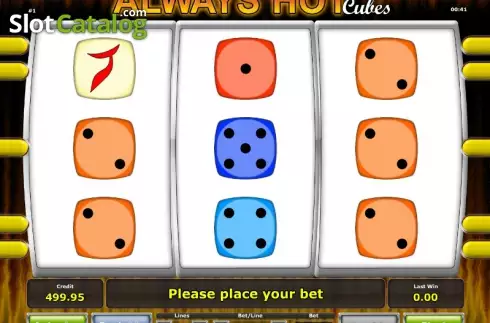Ροδέλες. Always Hot Cubes Κουλοχέρης