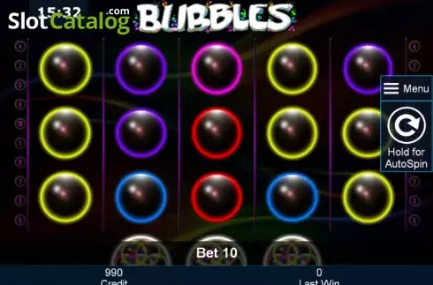 Ροδέλες. Bubbles (Greentube) Κουλοχέρης 