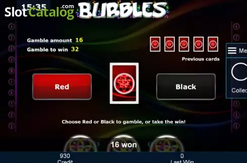Διπλασιάστε. Bubbles (Greentube) Κουλοχέρης 