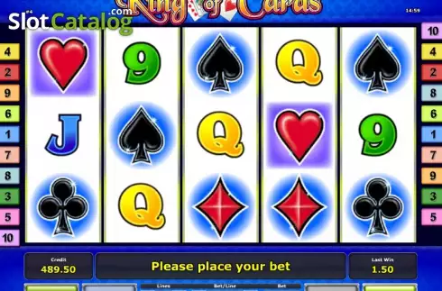 Ροδέλες. King of Cards Κουλοχέρης