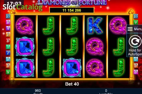 Ροδέλες. Diamonds of Fortune Κουλοχέρης