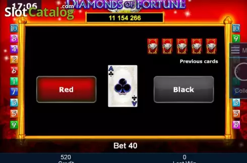 Διπλασιάστε. Diamonds of Fortune Κουλοχέρης