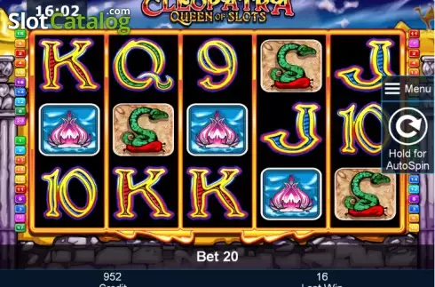 Ροδέλες. Cleopatra Queen of Slots (Green Tube) Κουλοχέρης