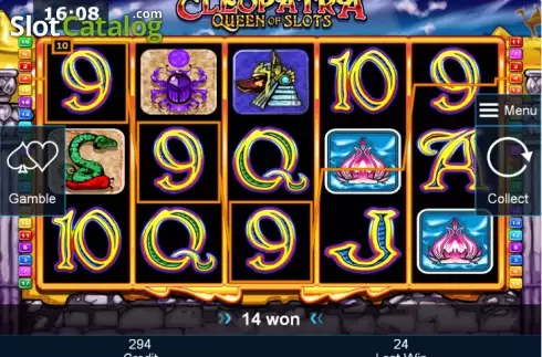 Νίκη. Cleopatra Queen of Slots (Green Tube) Κουλοχέρης