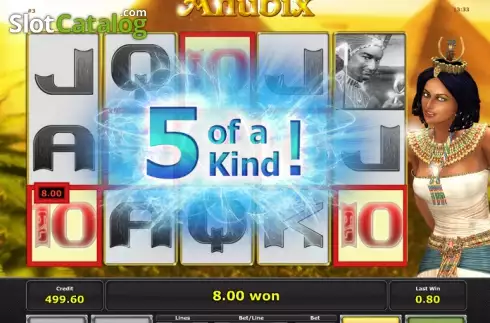 Οθόνη. Anubix (iGaming2go) Κουλοχέρης
