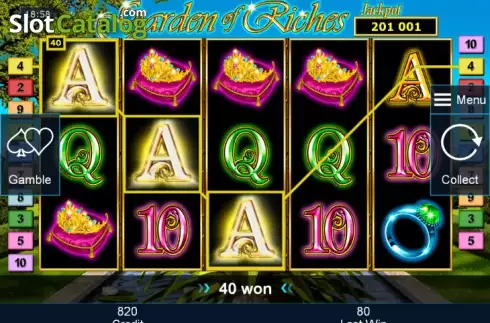 Νίκη. Garden of Riches Κουλοχέρης